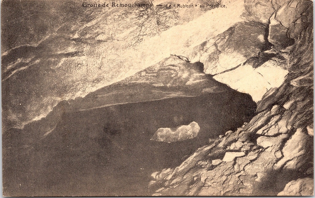 [Ayweille1037] Aywaille - "Le 'Rubicon' au Précipice" - De Rubicon-passage bij het Precipice in de Grotten van Remouchamps