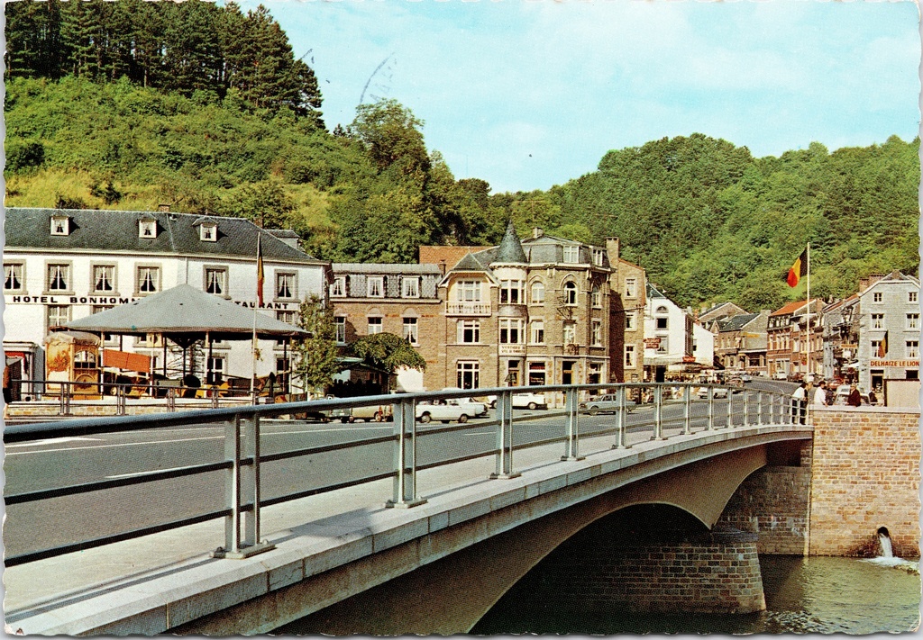 Aywaille - "Le nouveau pont" - Nieuwe brug over de Amblève in Remouchamps