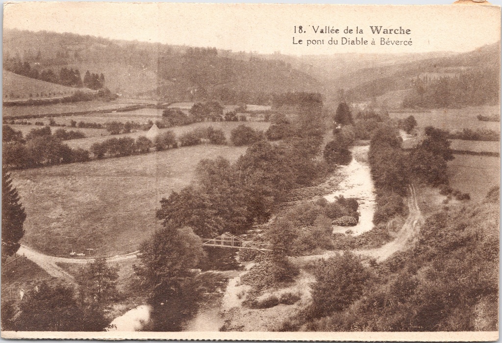 Malmedy - "Vallée de la Warche - Le pont du Diable à Bévercé" - Duivelsbrug in de Warche-vallei bij Bévercé