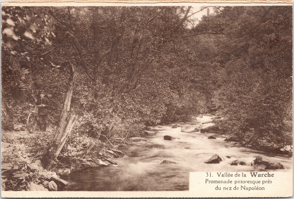 Waimes - « Vallée de la Warche » - Promenade pittoresque le long de la Warche près du Nez de Napoléon