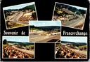 Spa - "Souvenir de Francorchamps" - Vijf luchtfoto's van het Circuit de Spa-Francorchamps met races en toeschouwers