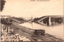 Namur - "Pont du Chemin de Fer" - Verwoeste spoorbrug over de Maas