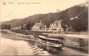 Namur – “Départ pour Dinant du bateau Touriste” – Tourist boat departs for Dinant on the Meuse