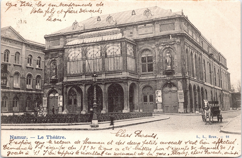 Namur - "Le Théâtre" - Het theater van Namen
