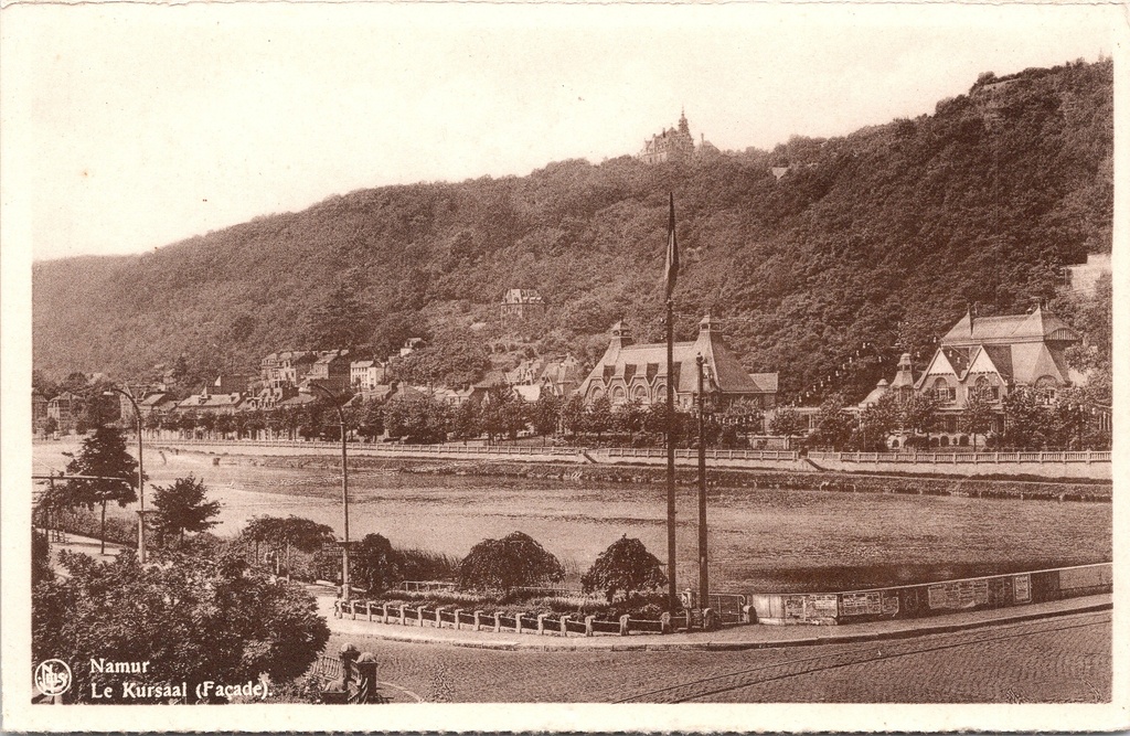[Namen1161] Namur - "Le Kursaal (Façade)" - Gevel van het Kursaal met de Maasvallei