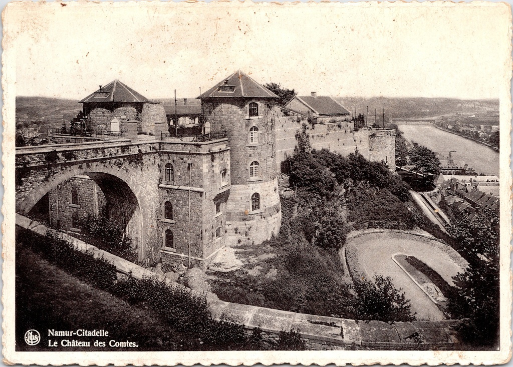 Namur – “Le Château des Comtes” – Château des Comtes at the Citadel of Namur