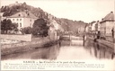 Namur – “La Citadelle et le port de Grognon” – Citadel and port of Grognon on the Meuse and Sambre