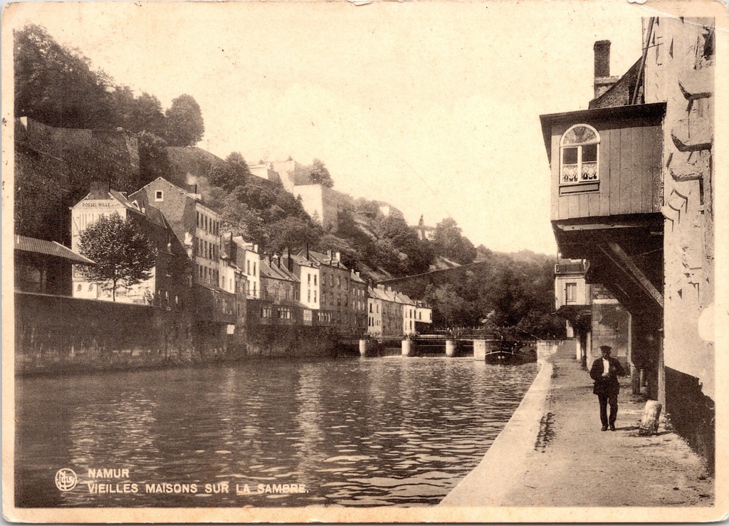 Namur - "Vieilles Maisons sur la Sambre" - Oude huizen langs de Samber