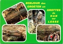 Rochefort - "GROTTES de HAN sur LESSE" - Grotten van Han-sur-Lesse, stalactieten en boottocht