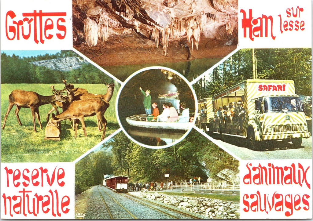 [Han-sur-lesse1261] Rochefort - "Grottes Han sur Lesse" - Grotten van Han met natuurreservaat en safaritruck