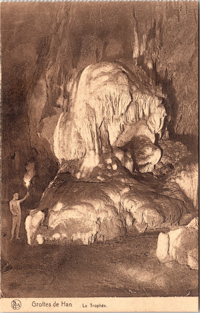 Rochefort - "Grottes de Han - Le Trophée" - Speleoniem 'De Trofee' in de Grotten van Han