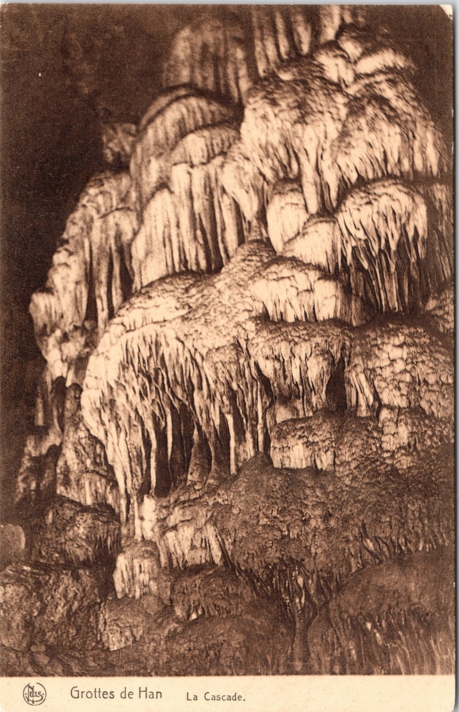 [Han-sur-lesse1301] Rochefort - "Grottes de Han - La Cascade" - De Cascade in de Grotten van Han