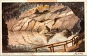 Han-sur-Lesse - "Grottes de Han — Le Lac d'Embarquement" - Ingebmeer in de grotten van Han