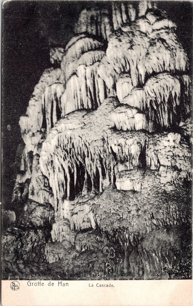 Rochefort - "Grotte de Han - La Cascade" - De Cascade in de grotten van Han