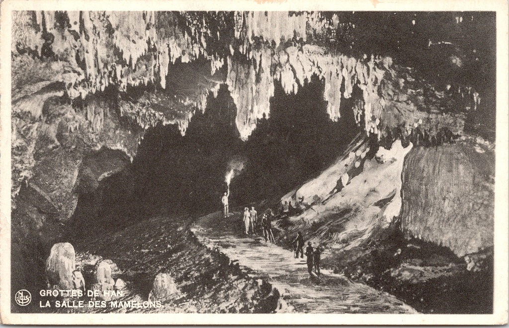 [Rochefort1395] Rochefort - "GROTTES DE HAN - LA SALLE DES MAMELONS" - Grot van Han, de Zaal der Tepels