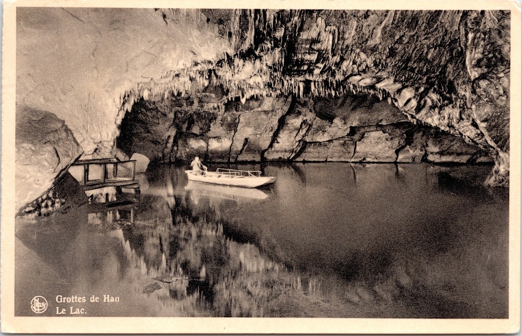 Han-sur-Lesse - "Grottes de Han - Le Lac" - Het meer in de grotten van Han