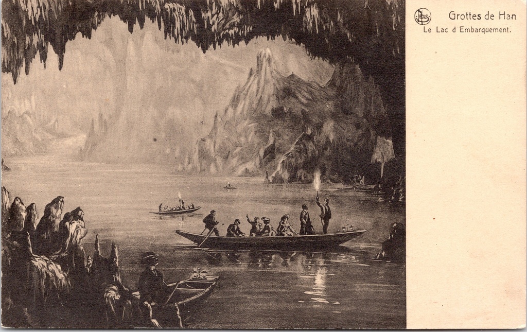 [Rochefort1439] Rochefort - "Grottes de Han - Le Lac d'Embarquement" - Grotten van Han, het inschepingsmeer