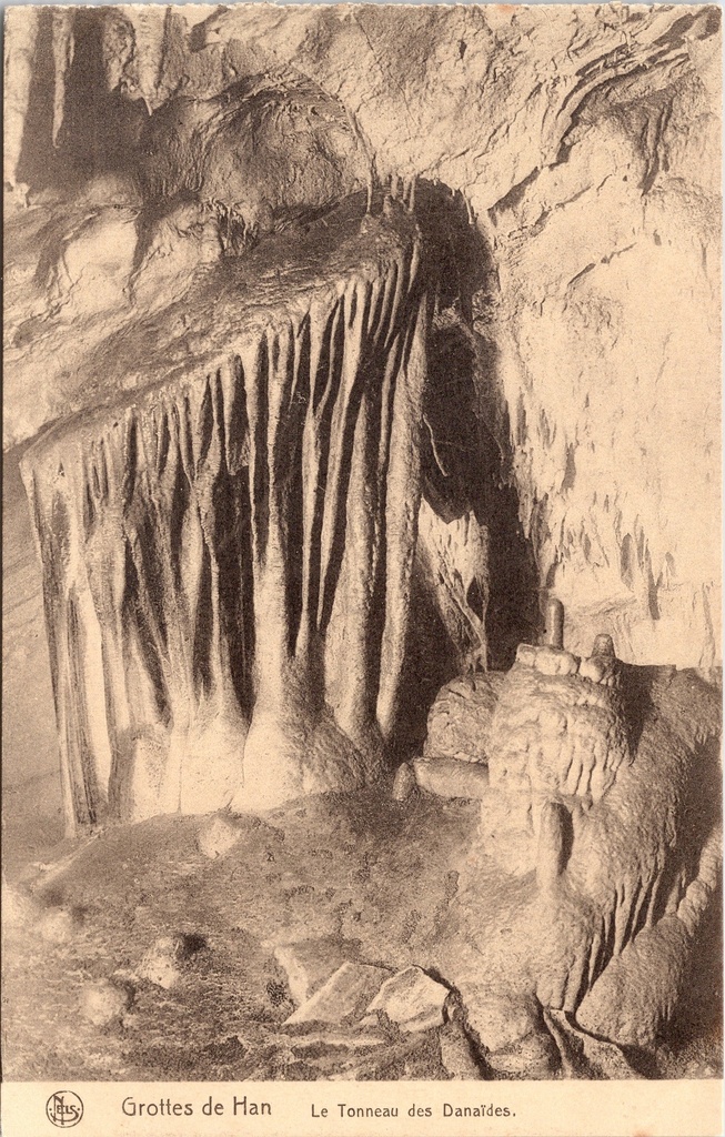 Rochefort - "Le Tonneau des Danaïdes" - Speleoformaties in de Grotten van Han