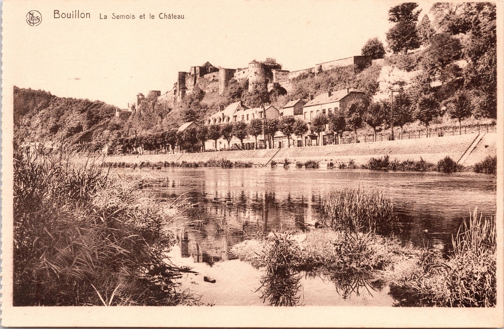 [Bouillon1499] Bouillon - "La Semois et le Château" - Rivier de Semois met het kasteel van Bouillon