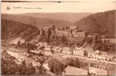 Bouillon - "Perspective du Château" - Panoramisch zicht op het kasteel van Bouillon