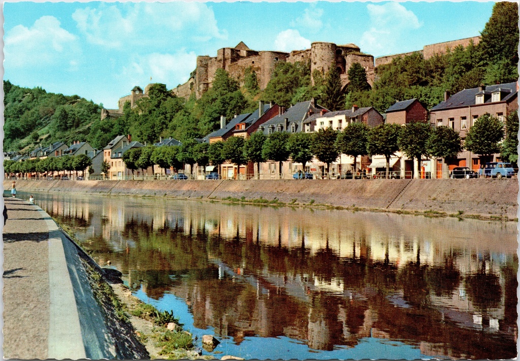 Bouillon - "La Semois et le Château-Fort" - De Semois rivier met het kasteel van Bouillon