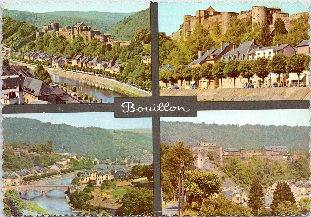 [Bouillon1583] Bouillon - "Bouillon" - Multizicht met kasteel en Semois-vallei