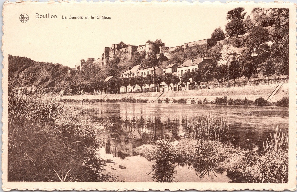 [Bouillon1591] Bouillon - "La Semois et le Château" - Gezicht op de Semois en het kasteel van Bouillon