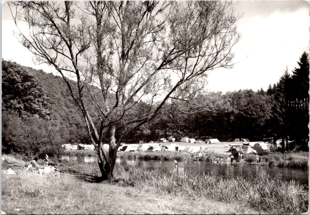 [Bouillon1621] Bouillon - "Le Camping, la Semois" - Campingterrein langs de Semois rivier