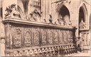 Saint-Hubert - "L'église abbatiale" - Abdijkerk, zuidelijke koorbanken met eiken reliëfpanelen