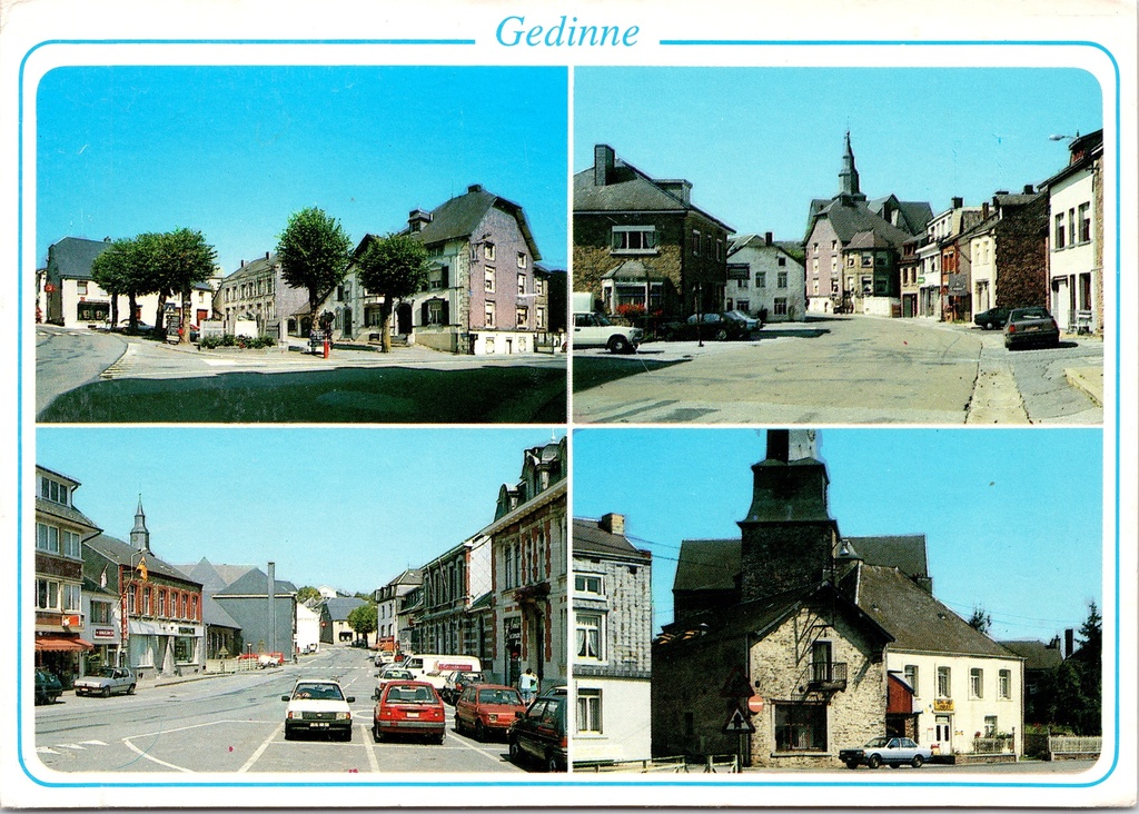 [A1755] Gedinne - "Gedinne" - Vier zichten van het centrum