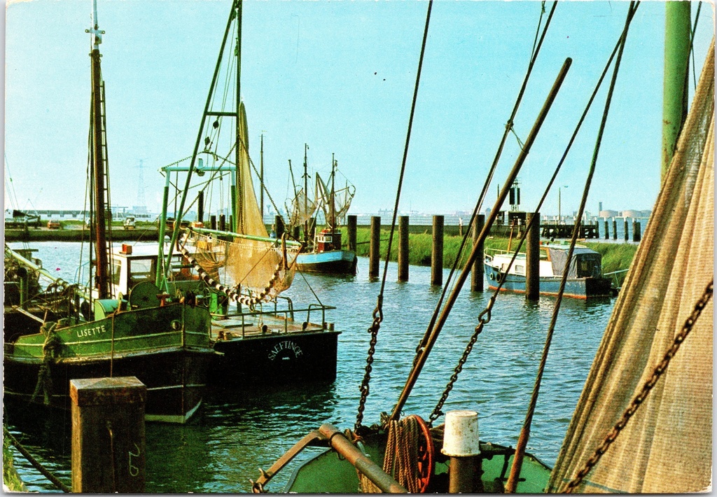 [A1757] Beveren - "DOEL Jachthaven" - Vissershaven met vissersboten in Doel