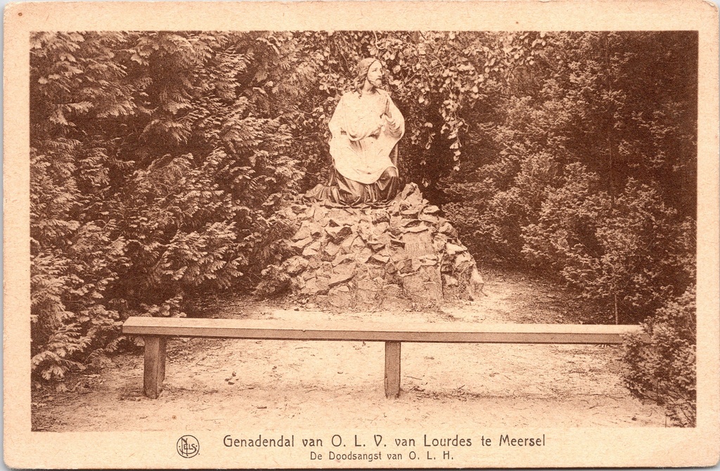 Hoogstraten - "Genadendal van O.L.V. van Lourdes te Meersel" - De Doodsangst van O.L.H., devotiekapel Meersel-Dreef