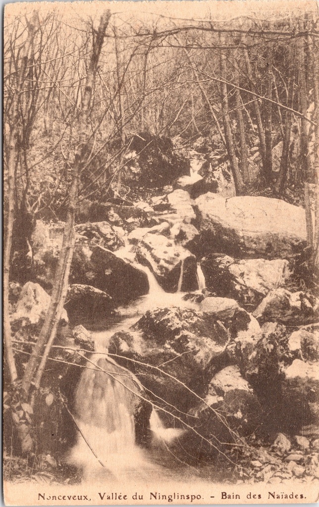 [B1823] Aywaille - "Vallée du Ninglinspo – Bain des Naïades" - Waterval in het Ninglinspo-dal