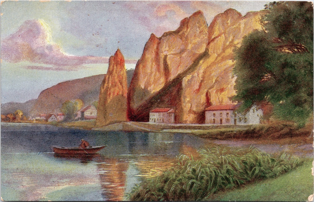 Dinant - "Rochers de Freyr" - Dramatische rotswanden aan de Maas bij Dinant