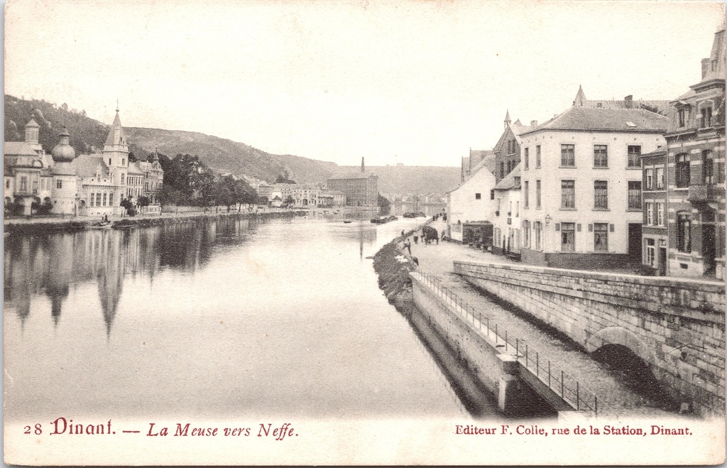 Dinant - "La Meuse vers Neffe" - De Maas richting Neffe