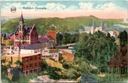 Rochefort - "Rochefort. Panorama" - Panoramisch stadsgezicht met kerken en heuvels