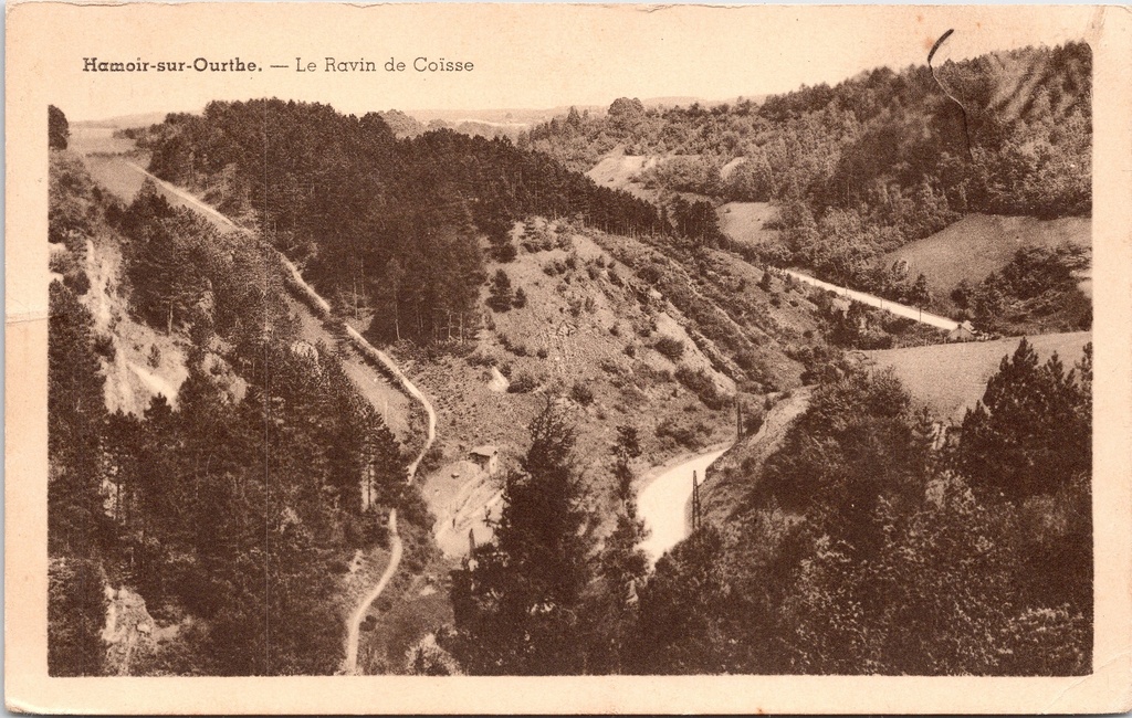 [C1899] Hamoir - "Le Ravin de Coïsse" - Gezicht op de Coïsse-ravijn