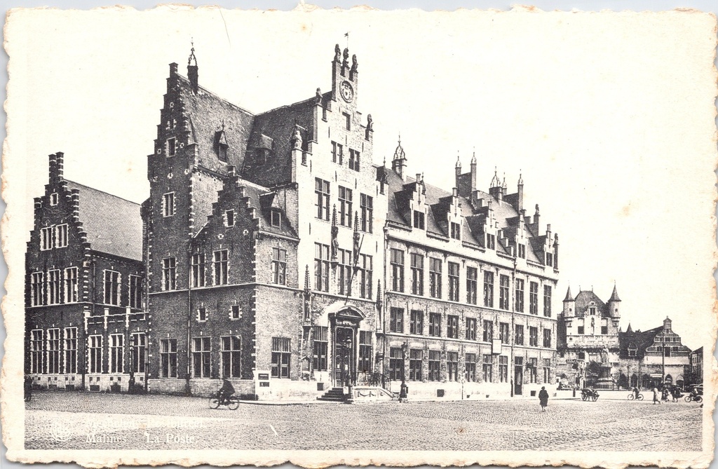 [D1767] Mechelen - "La Poste" - Het postbureel op de Grote Markt
