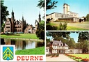 Antwerpen - "DEURNE" - Drieluik met Kasteel Sterckshof, Gemeentehuis en Paviljoen Rivierenhof