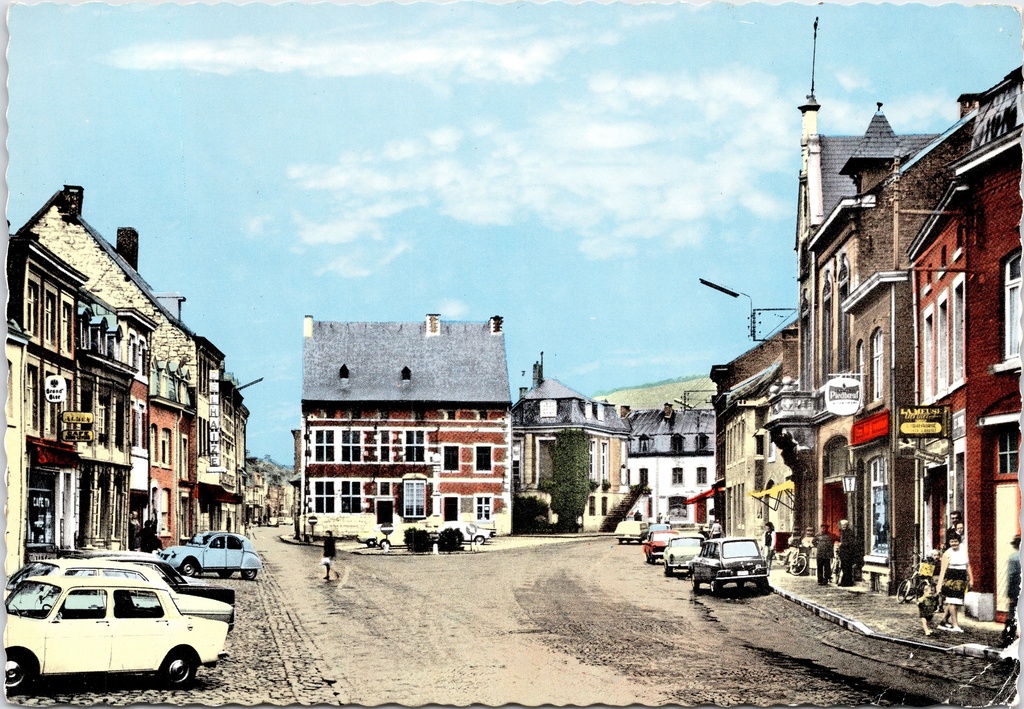 [F1925] Theux - "Place du Perron" - Plein met historisch stadhuis
