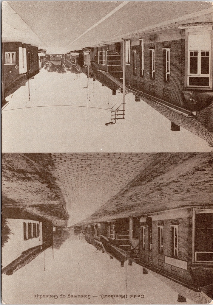 [F1955] Meerhout - "Steenweg op Genendijk" - Straatzicht in deelgemeente Gestel