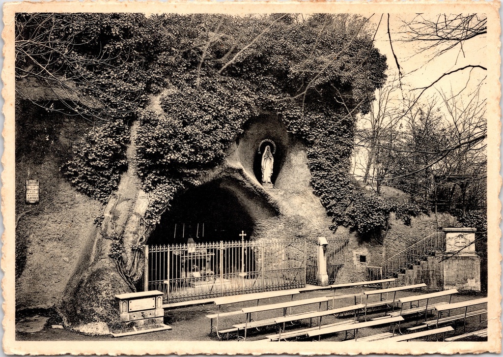 [F1977] Liège - "Grotte de N.-D. de Lourdes" - Lourdesgrot in de Abdij van Bouhay te Bressoux