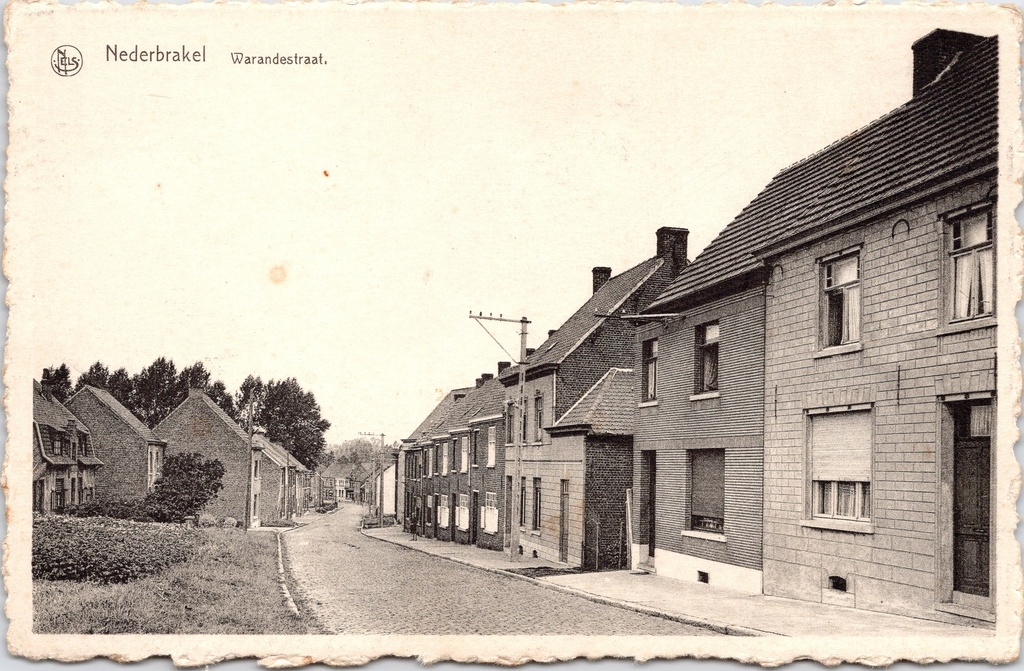 [Brakel1719] Brakel - "Warandestraat" - Straatzicht in Nederbrakel