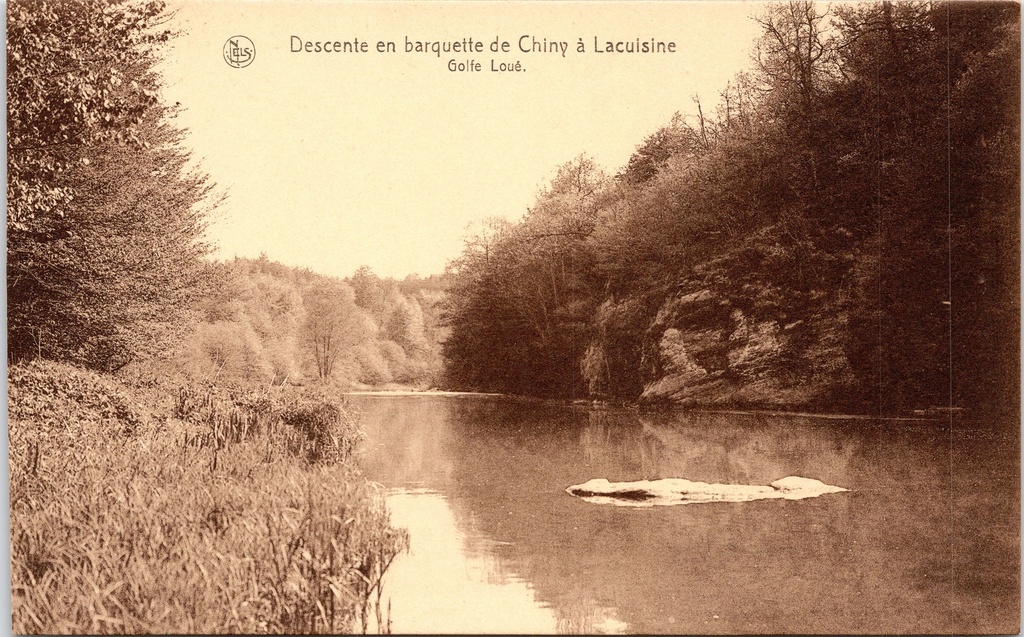 Chiny - "Descente en barquette de Chiny à Lacuisine - Golfe Loué" - Boottochtje op de Semois bij de Golfe Loué