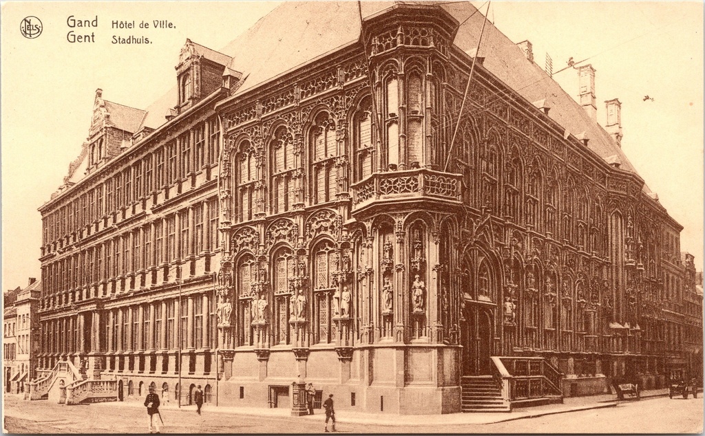 Gent - "Hôtel de Ville. Stadhuis." - Stadhuis van Gent