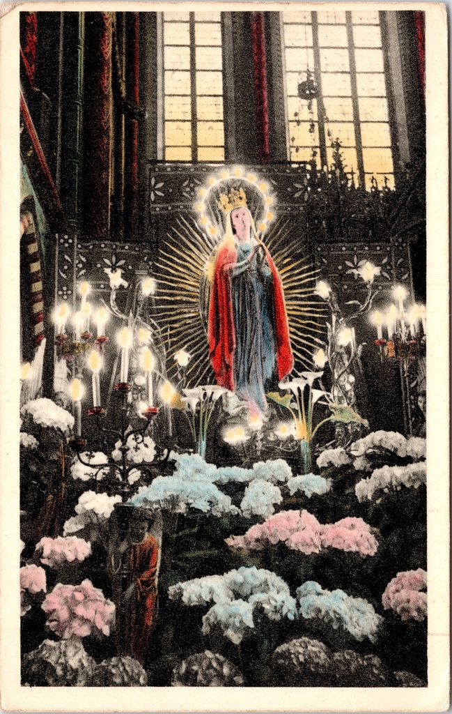 Gent - "O.L.V. in de Basiliek" - Onze-Lieve-Vrouw in de Basiliek van Oostakker-Lourdes