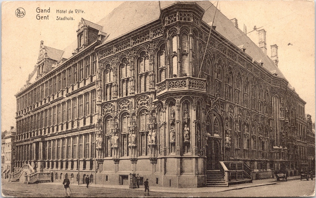 Gent - "Hôtel de Ville. Stadhuis." - Het Stadhuis van Gent
