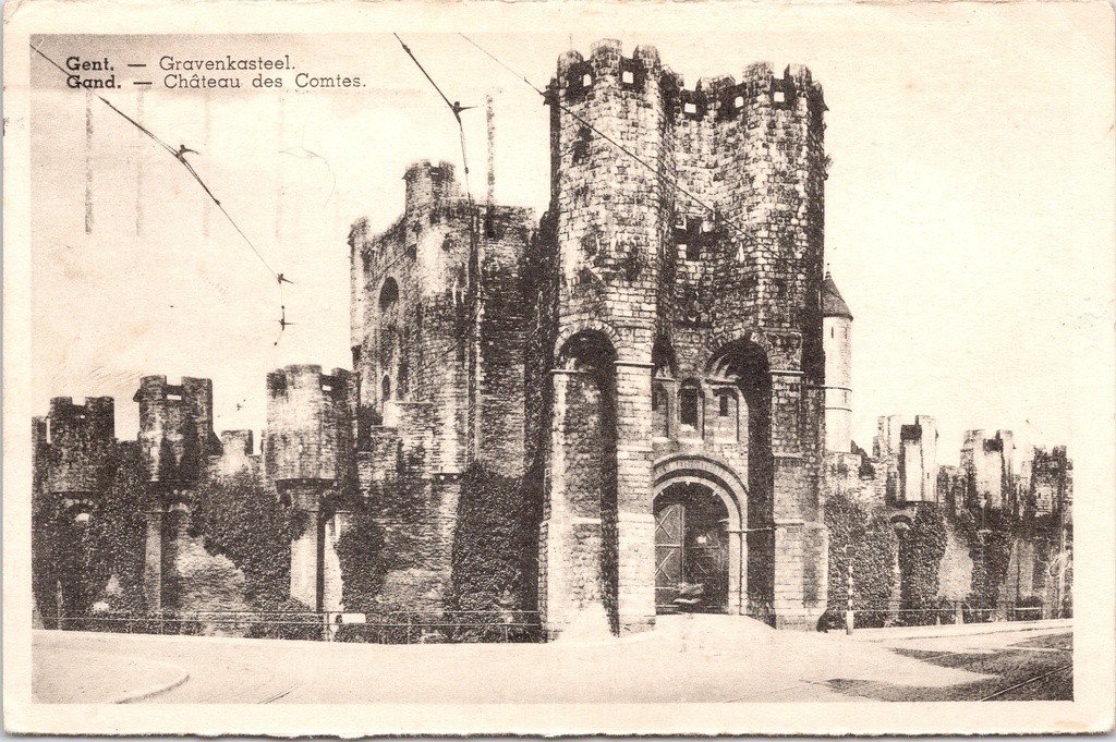 [Gent22337] Gent - "Gravenkasteel / Château des Comtes" - Het Gravensteen middeleeuws kasteel