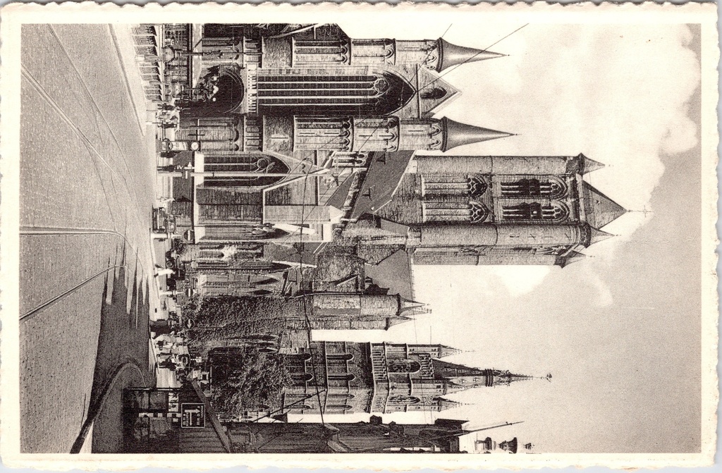 Gent - "Église St-Nicolas et Beffroi" - Sint-Niklaaskerk en Belfort