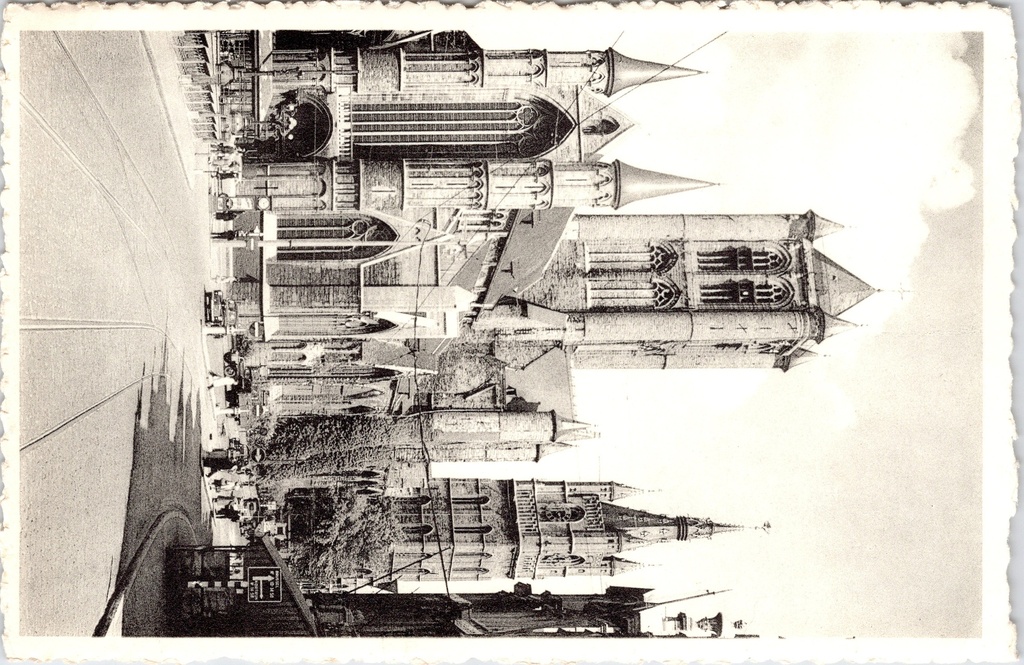 Gent - "Église St-Nicolas et Beffroi" - Sint-Niklaaskerk en Belfort